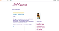 Desktop Screenshot of embelezandoo.blogspot.com