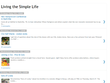 Tablet Screenshot of livingthesimplelifenashville.blogspot.com