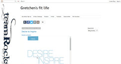 Desktop Screenshot of gretchensfitlife.blogspot.com