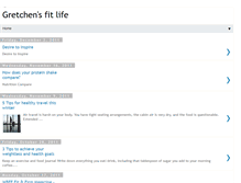 Tablet Screenshot of gretchensfitlife.blogspot.com