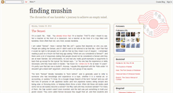 Desktop Screenshot of findingmushin.blogspot.com