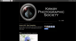 Desktop Screenshot of kirkbyphotographicsociety.blogspot.com