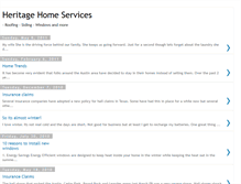 Tablet Screenshot of heritagehomeservices.blogspot.com