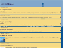 Tablet Screenshot of lessublimes.blogspot.com