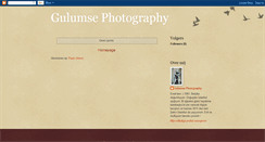 Desktop Screenshot of gulumsephotography.blogspot.com