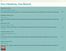 Tablet Screenshot of howinterestinghowbizarre.blogspot.com