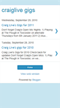Mobile Screenshot of craiglivegigs.blogspot.com