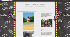 Desktop Screenshot of hallelujahharvest.blogspot.com