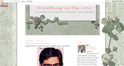 Desktop Screenshot of breathinginthelove.blogspot.com