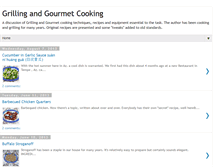 Tablet Screenshot of grillinggourmetcooking.blogspot.com