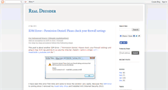 Desktop Screenshot of dadecoder.blogspot.com