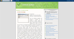 Desktop Screenshot of cienciasalerce.blogspot.com