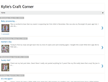 Tablet Screenshot of kyliescraftcorner.blogspot.com