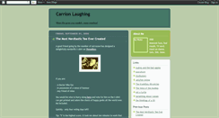 Desktop Screenshot of carrionlaughing.blogspot.com