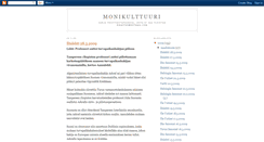 Desktop Screenshot of monikulttuuri.blogspot.com