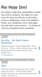 Mobile Screenshot of emagrecendo-porhojesim.blogspot.com