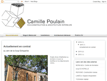 Tablet Screenshot of camille-poulain.blogspot.com