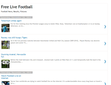 Tablet Screenshot of free-live-football.blogspot.com