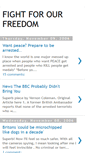 Mobile Screenshot of fightforourfreedom.blogspot.com