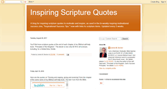 Desktop Screenshot of inspiringscripturequotes.blogspot.com