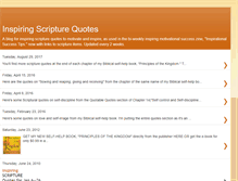 Tablet Screenshot of inspiringscripturequotes.blogspot.com