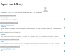Tablet Screenshot of linksaplenty-pagan.blogspot.com