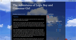 Desktop Screenshot of logicboygrammargirl.blogspot.com