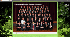 Desktop Screenshot of louisianabatonrougemission.blogspot.com