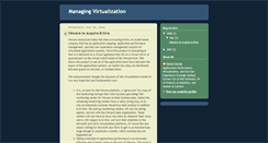 Desktop Screenshot of managingvirtualization.blogspot.com