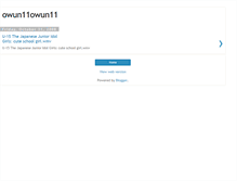 Tablet Screenshot of owun11.blogspot.com