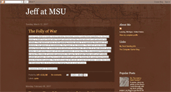 Desktop Screenshot of jeffatmsu.blogspot.com