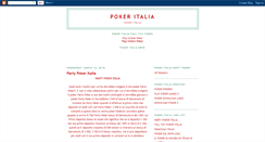 Desktop Screenshot of pokeritalia1.blogspot.com