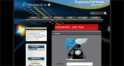 Desktop Screenshot of descargaprogramasfull.blogspot.com
