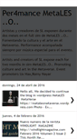 Mobile Screenshot of metalesperformance.blogspot.com