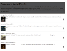 Tablet Screenshot of metalesperformance.blogspot.com
