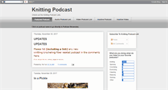 Desktop Screenshot of knittingpodcast.blogspot.com