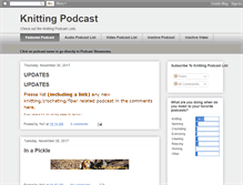 Tablet Screenshot of knittingpodcast.blogspot.com