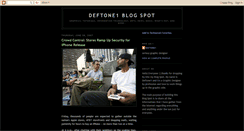 Desktop Screenshot of deftone1.blogspot.com