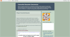 Desktop Screenshot of comunitaeducanteconcorezzo.blogspot.com