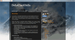 Desktop Screenshot of delectaciones.blogspot.com