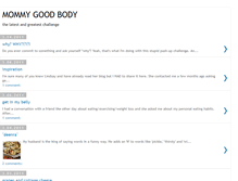 Tablet Screenshot of mommygoodbody.blogspot.com