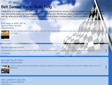 Tablet Screenshot of belt-sander-racer.blogspot.com