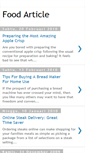 Mobile Screenshot of myfoodarticle.blogspot.com