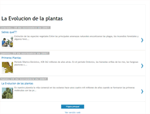 Tablet Screenshot of evolutionplants.blogspot.com