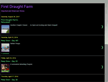 Tablet Screenshot of firstdraughtfarm.blogspot.com