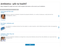 Tablet Screenshot of antibiotics-info.blogspot.com