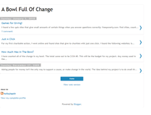 Tablet Screenshot of bowlfullofchange.blogspot.com