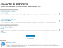 Tablet Screenshot of misapuntesdegastronomia.blogspot.com