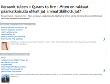 Tablet Screenshot of koraanit-tuleen.blogspot.com
