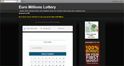 Desktop Screenshot of euro-millions-secret.blogspot.com